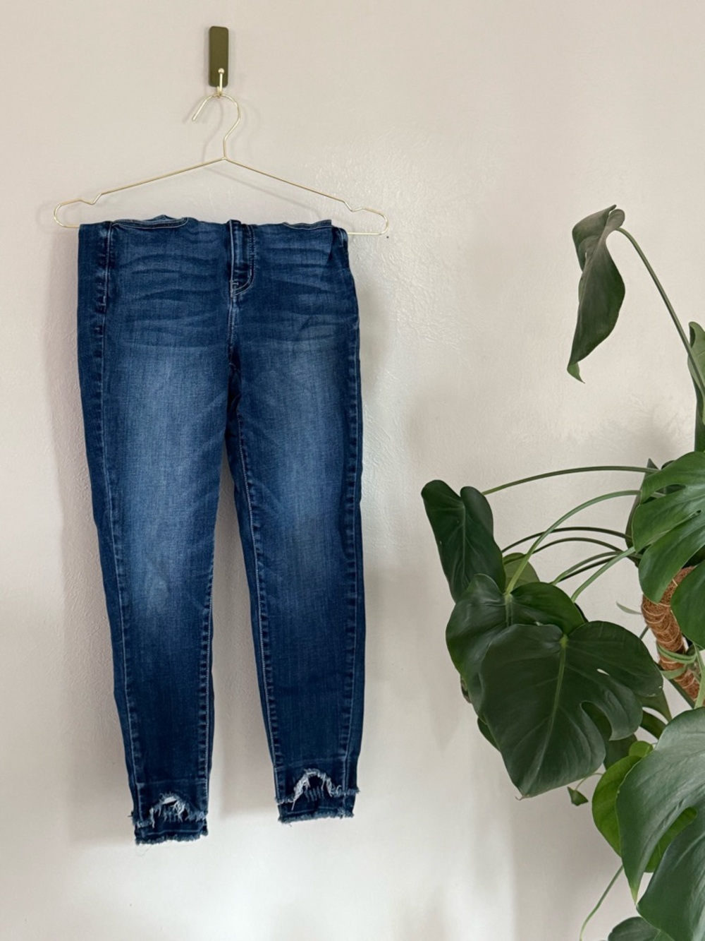 Dark Blue Kancan Women's Stretch Skinny Jeans